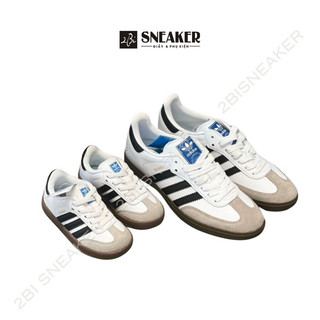 Giày trẻ em samba trắng cao cấp TE