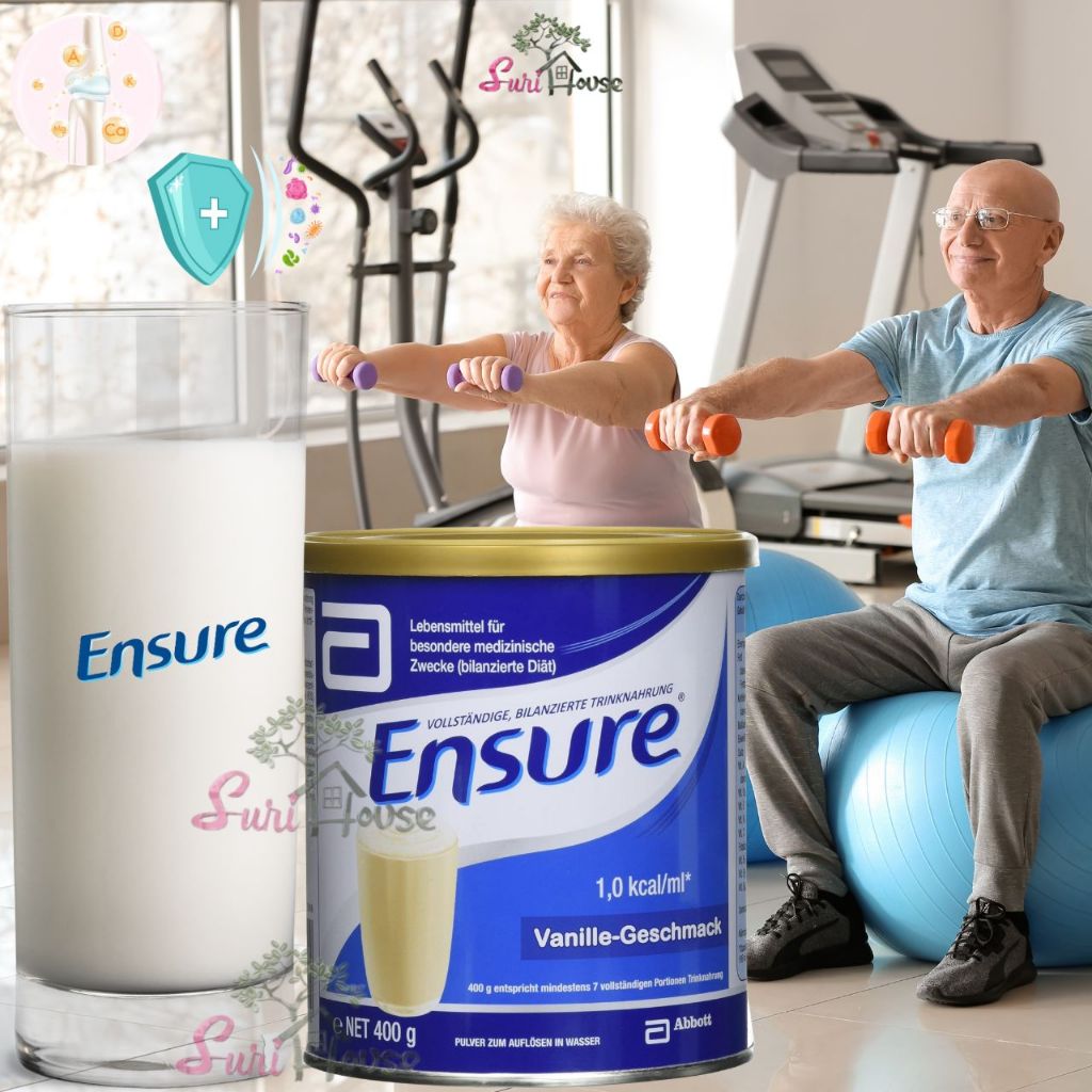 Ensure Đức cho người già, người gầy yếu, suy dinh dưỡng Vanille Geschmask giúp hồi phục sức khỏe surihouse