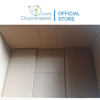 [Hàng tặng không bán] Thùng carton lớn 5 lớp kích thước 52x34x20 cm đã sử dụng 1 lần