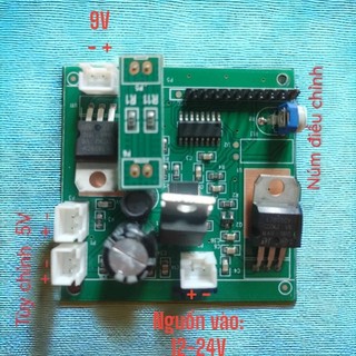 Mạch hạ áp nguồn vào 12-24v