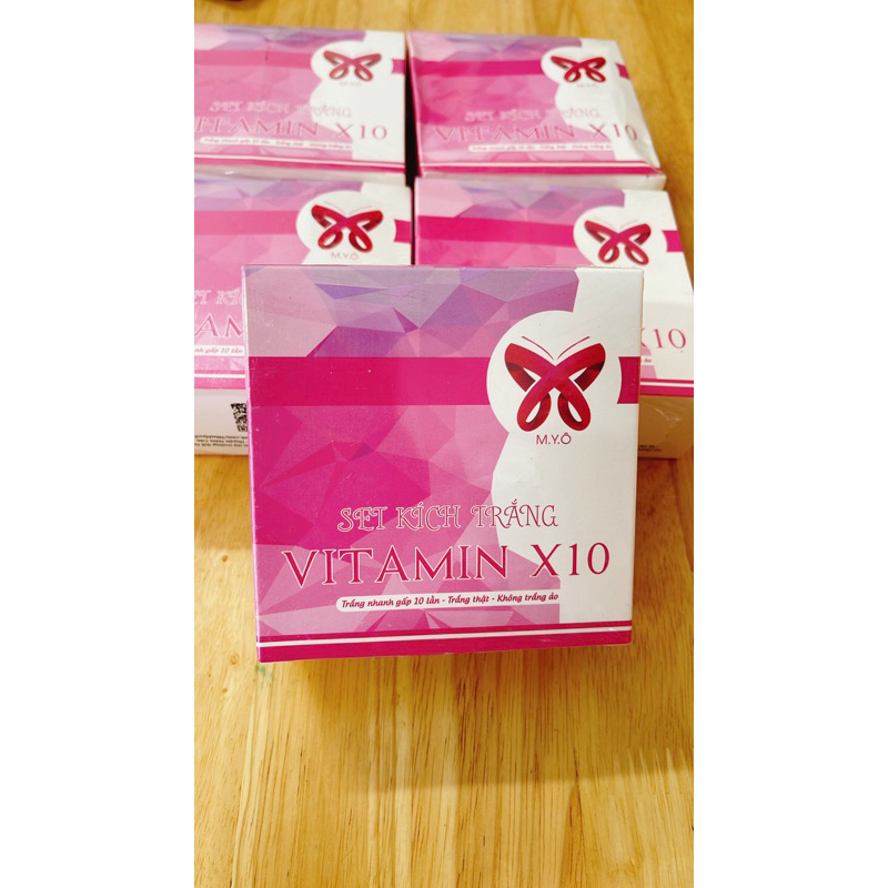 SET KÍCH TRẮNG VITAMIN X10 MYÔ