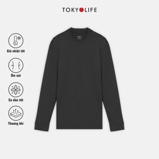 Áo giữ nhiệt nam mặc thu đông WM Air cổ lọ mềm mịn co giãn 4 chiều TOKYOLIFE G7SMT027L/G7SMT027N(Cổ cao 3.5-4.5CM)
