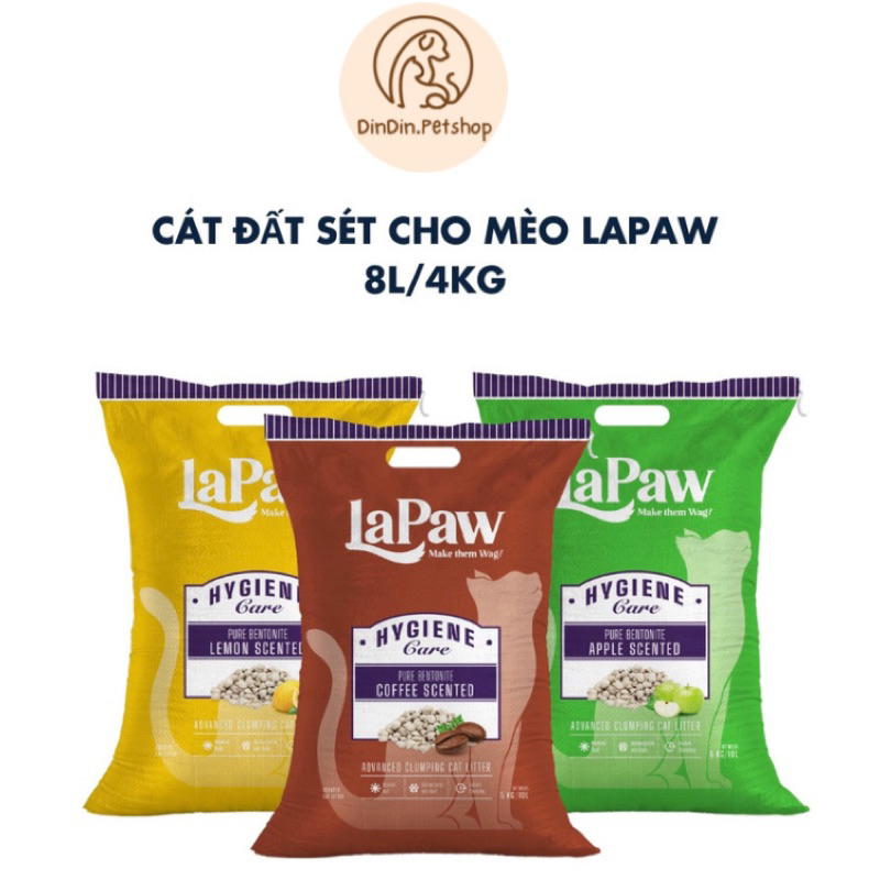 Cát Vệ Sinh Cho Mèo LaPaw - Túi 8L - DinDin.Petshop