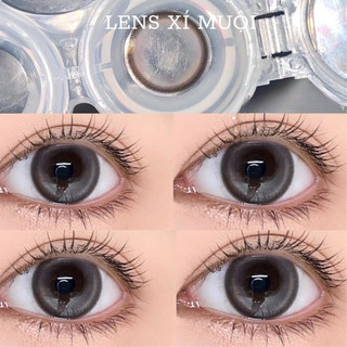 Lens mắt màu xám nâu tự nhiên giãn vừa 773 có độ cận