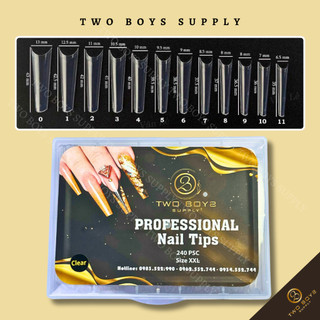 Móng tip size xxl,móng tip nối,hộp 240cái,phụ kiện làm móng,phụ kiện nail