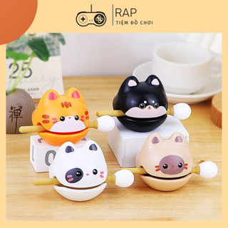 Mõ giải nghiệp hình mèo dễ thương cho người mỏ hỗn hay khẩu nghiệp Ráp dùng để đặt bàn làm việc, quà tặng bạn bè