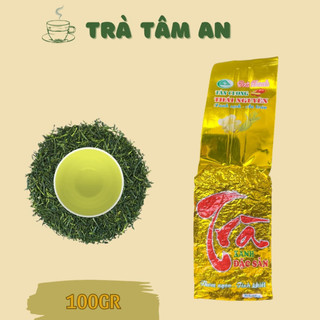 Trà xanh Thái Nguyên, chè thái nguyên 1 tôm 2 lá cánh trà nhỏ, vị chát dịu vừa, hậu ngọt sâu gói 100g