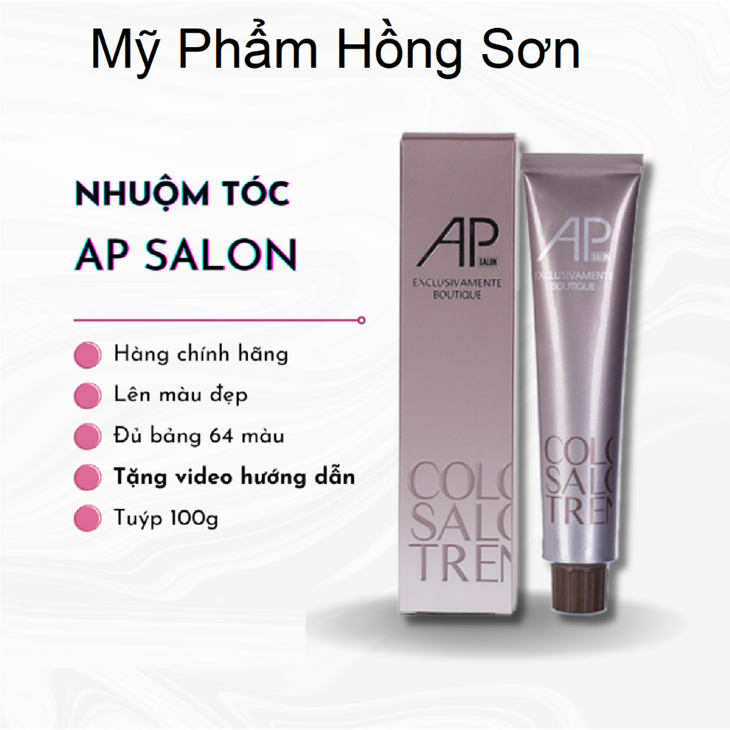   ĐỦ BẢNG MÀU  Thuốc Nhuộm Tóc AP Color Salon Trend Exclusivamente Boutique 
