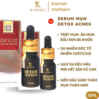 Serum Mụn da sần, mờ thâm nám, đều mầu da, dưỡng trắng da, Kiềm dầu thu nhỏ lỗ chân lông-Detox Acnes Karmel(Kamel)