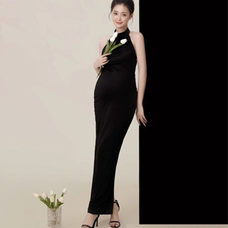  CÓ SẴN Đầm Bầu Váy Bầu Chụp Ảnh Nghệ Thuật Ôm Body Sang Chảnh CA107 