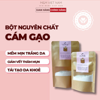 Bột cám gạo đắp mặt nạ nguyên chất hữu cơ an toàn cho da