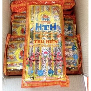 Nhang trầm hương , Nhang sạch thảo mộc Thu Hiến hương cuốn tàn, đậu tàn trắng 1 gói 10 thẻ