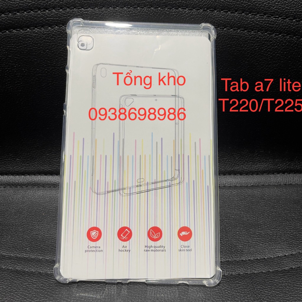 ( KS1 ) Samsung galaxy Tab A7 lite - Ốp lưng chống sốc bảo vệ 4 góc T220 T225
