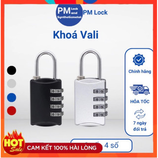 Ổ khoá ,3 số, 4 số ổ khóa mini chống trộm vali, tủ két mã số tiện dụng không gỉ - PM Lock