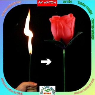 Dụng cụ ảo thuật ngọn lửa biến ra hoa hồng