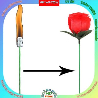 Dụng cụ ảo thuật ngọn lửa biến ra hoa hồng