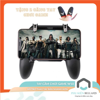 Tay cầm chơi game Bella925 tay cầm có nút bắn Pubg, Ros, Free Fire game điện thoại W10