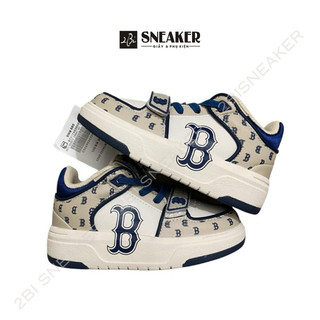 Giày trẻ em MLB xanh trắng cao cấp TE