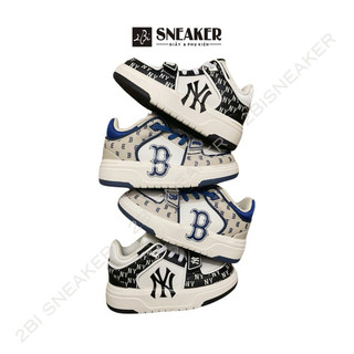 Giày trẻ em MLB xanh trắng cao cấp TE