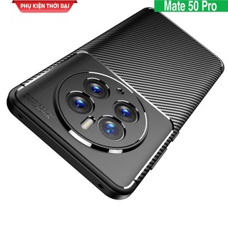 Ốp lưng Huawei Mate 50 Pro chống sốc vân Rằn RI hiệu Auto Focus chống mồi hôi bám bẩn