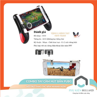 Nút bắn Pubg Bella925 nút chơi game điện thoại combo ODOG hỗ trợ bắn 6 ngón linh hoạt