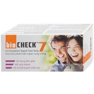 Test thử rụng trứng Biocheck (Hộp 7 test)