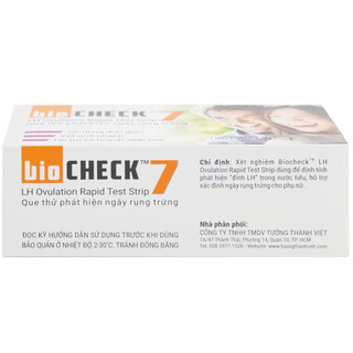 Test thử rụng trứng Biocheck (Hộp 7 test)