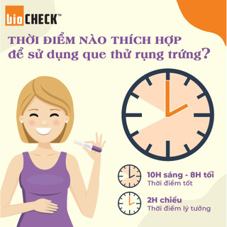 Test thử rụng trứng Biocheck (Hộp 7 test)