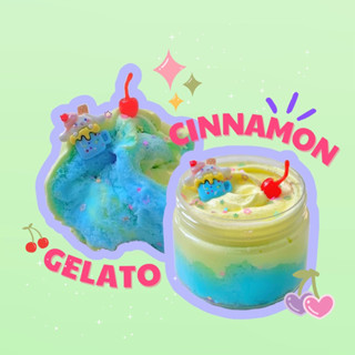  CINNAMON GELATO  Cloud&Butter    Slime mây Cinnamon roll   đồ chơi chất nhờn ma quái an toàn có mùi thơm   slime 1k rẻ 