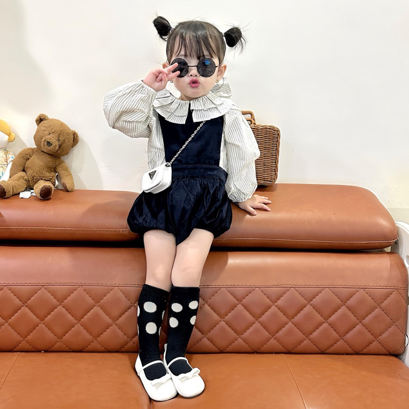 Kính mát tròng tròn chống tia UV400 thời trang cho bé