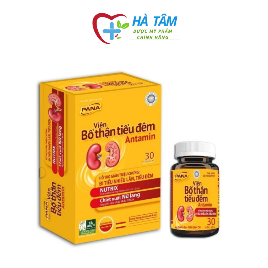 [CHÍNH HÃNG] Viên bổ thận tiểu đêm Antamin - Nguyên liệu nhập khẩu từ Italia