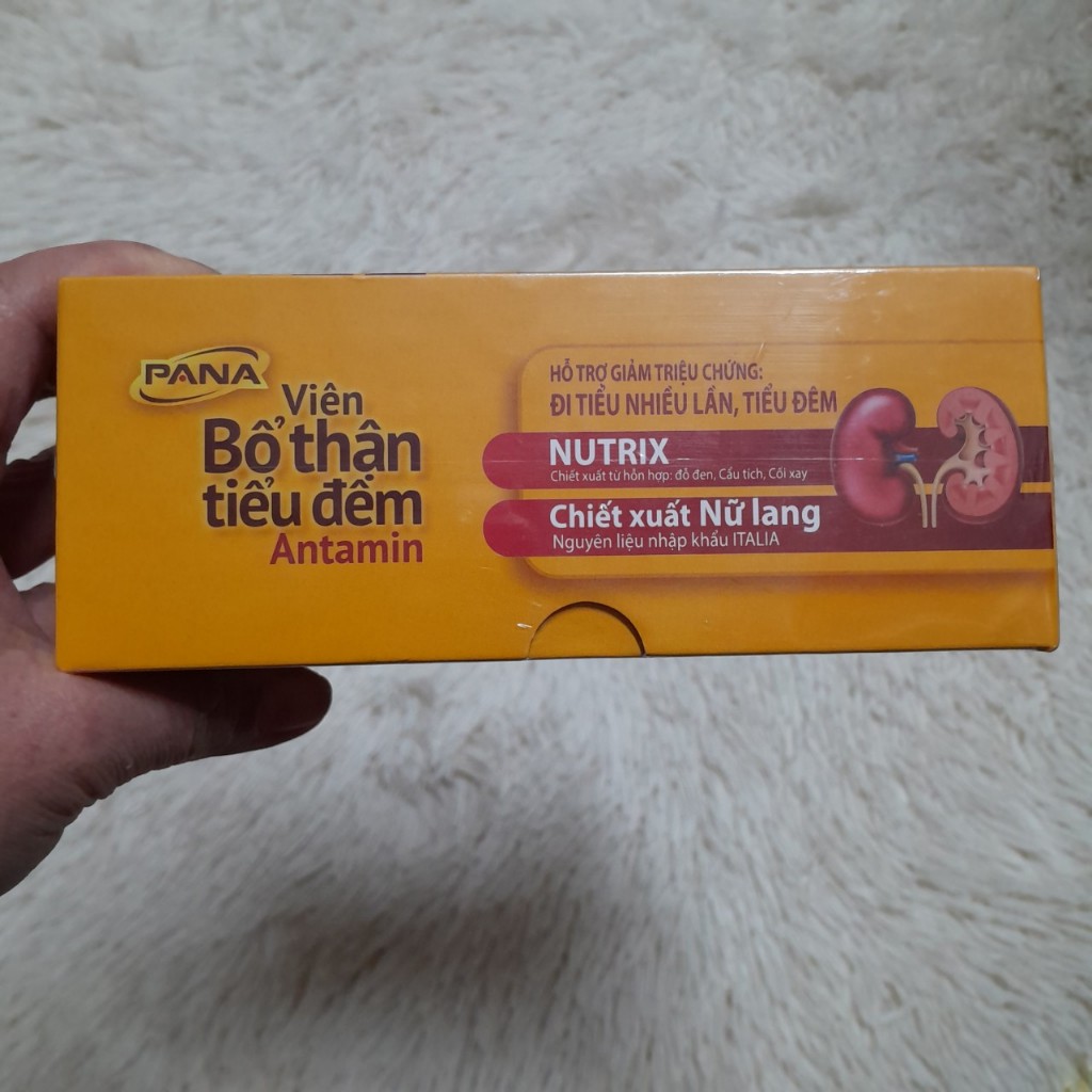 [CHÍNH HÃNG] Viên bổ thận tiểu đêm Antamin - Nguyên liệu nhập khẩu từ Italia