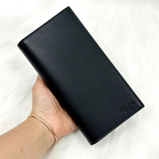 Ví dài nam Coach dư xịn, check code full box, dáng gập