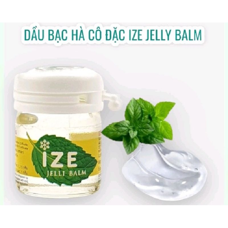 [THƯ GIÃN TRONG SPA, DƯỠNG SINH, ẤN HUYỆT MẶT,DẪN HƯƠNG] Dầu bạc hà IZE JELLY BALM .