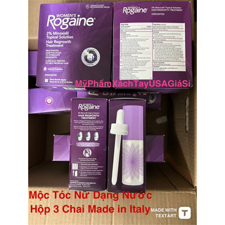 Dung dịch giúp mọc tóc cho nử Rogai.ne 2% Minoxi.dil Hair Regrowth Treatment 60ml