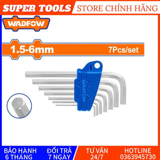 Đồ nghề wadfow bộ 7 chìa lục giác 1.5-6mm whk1671