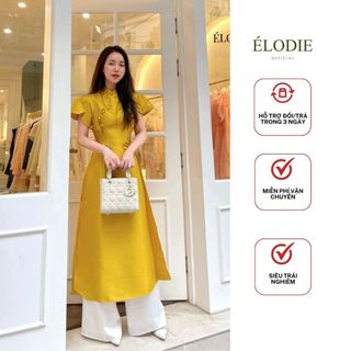 Áo Dài Cách Tân Giai Thụy Đính Hoa Cao Cấp