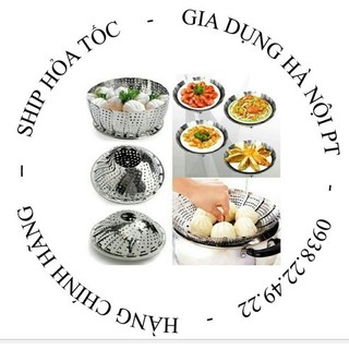 Vỉ hấp xôi inox/Vỉ hấp bánh/Vỉ đồ xôi inox dày-có vành bao quanh-có phản hồi của khách đã mua