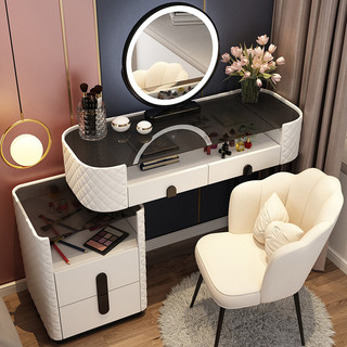 Bàn Phấn, Bàn Trang Điểm Thông Minh nhập khẩu Gương Led Cảm Ứng 3 màu Dáng hiện đại và cổ điển