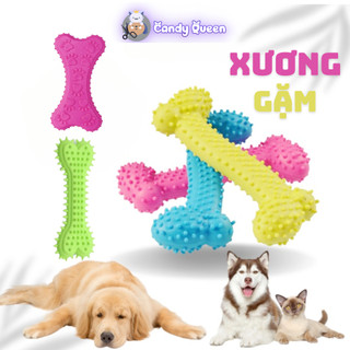 Xương Gặm Cho Chó Thú Cưng Chất liệu siêu bền có gai nhỏ cho chó gặm, tập cắn 10cm dành cho chó mèo