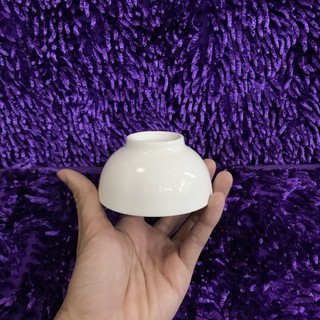 Bát chấm và đĩa chấm sứ trắng mộc cao cấp