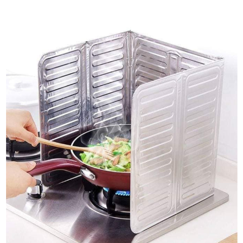 Tấm Chắn Dầu, Chống Bắn Dầu Mỡ Bếp Gas, Miếng Chắn Dầu Mỡ Chất Liệu Nhôm Cao Cấp