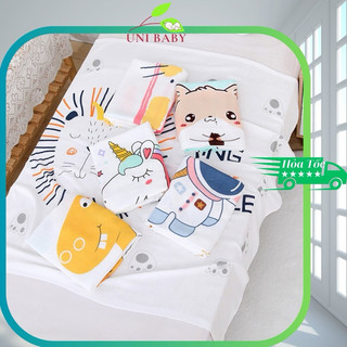 Chăn lụa đắp hè cho bé vải cotton mềm mại thoáng mát phù hợp đắp cho bé chọn màu nằm điều hòa mùa hè