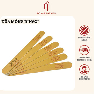 Dũa da bò loại mỏng dingxi 100/180, dũa móng tay làm nail chuyên dụng