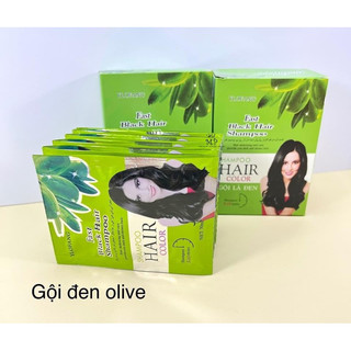 gội đen tóc -nâu tóc(hộp 10 gói)
