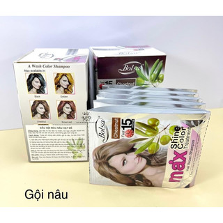 gội đen tóc -nâu tóc(hộp 10 gói)
