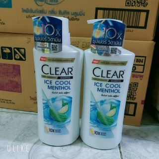 Dầu gội đầu Clear Thái Lan tinh dầu bạc hà mát lạnh sảng khoái 400ml