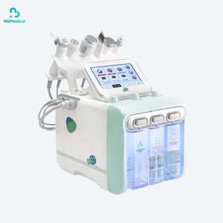 Máy 6in1| máy chăm sóc da đa năng h2o2, hút mụn làm sạch da. bảo hành 12 tháng