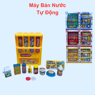 Máy bán nước tự động đồ chơi nhiều màu sắc cho bé vui chơi đồ hàng cùng bạn bè