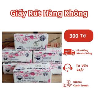 Giấy rút lụa hàng không loại 1 300 tờ/ 3 lớp